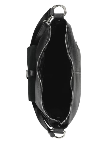 Wojas Skórzana torebka w kolorze czarnym - 35 x 35 x 11 cm
