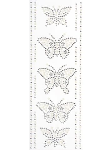 SUNNYSUE Glitzersticker "Schmetterlinge" in Silber