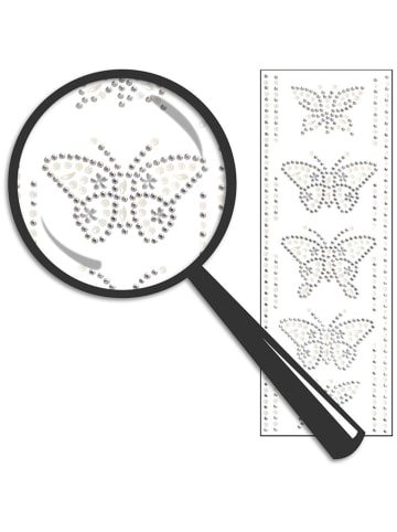 SUNNYSUE Glitzersticker "Schmetterlinge" in Silber