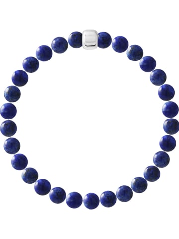 Pearline Armband met edelstenen "Confiance" blauw
