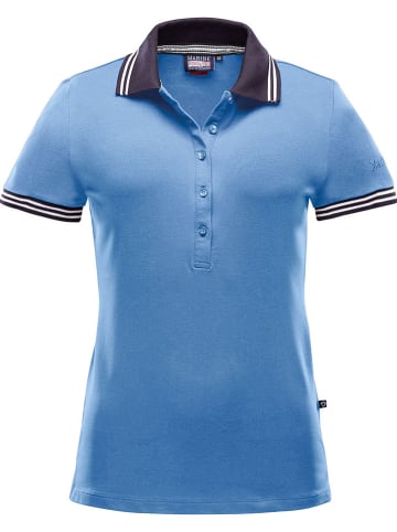 MARINEPOOL Koszulka polo "Dragon Polo Woman" w kolorze błękitnym