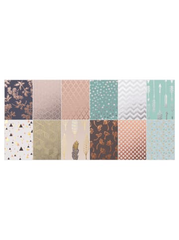 folia PAPER Designpapier "Romantik" in Bunt