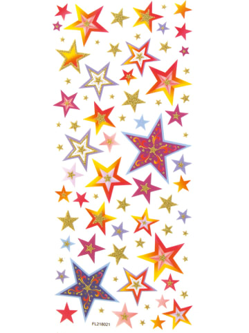folia PAPER Glitzersticker "Fantasia" in Bunt - (L)23 x (B)10 cm