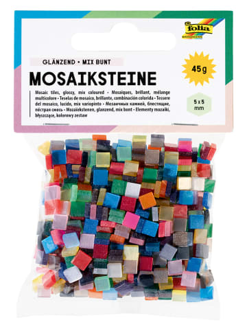 folia PAPER Mosaiksteine-Bastelset in Bunt