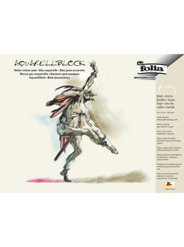 folia PAPER Aquarellblock 24x32, 200 - (L)32 x (B)24 cm