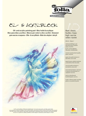 folia PAPER Aquarelblok wit - 10 vellen - (L)30 x (B)21 cm