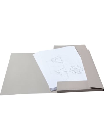 folia PAPER Teczka w kolorze szarym - A3