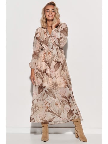 Makadamia Jurk beige/meerkleurig
