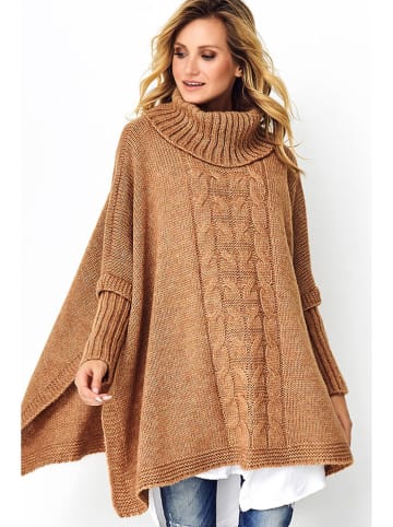 Makadamia Sweter w kolorze kamelowym