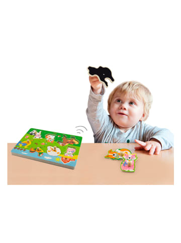 New Classic Toys 7-delige geluidspuzzel "Boerderij" - vanaf 18 maanden