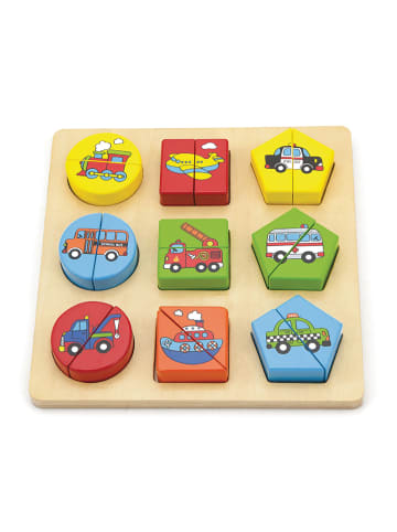 New Classic Toys 18-delige vormenpuzzel "Voertuigen" - vanaf 18 maanden