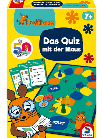 Schmidt Spiele Brettspiel "Das Quiz mit der Maus" - ab 7 Jahren