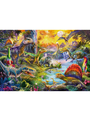 Schmidt Spiele 60tlg. Puzzle "Dinosaurier" mit Zubehör - ab 5 Jahren