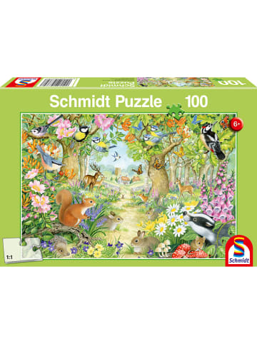 Schmidt Spiele 100tlg. Puzzle "Tiere im Wald" - ab 6 Jahren