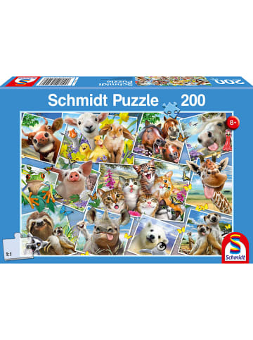 Schmidt Spiele 200tlg. Puzzle "Tierische Selfies" - ab 8 Jahren