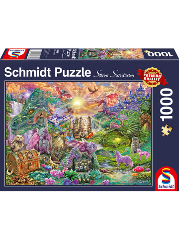 Schmidt Spiele 1.000tlg. Puzzle "Verzaubertes Drachenland" - ab 12 Jahren