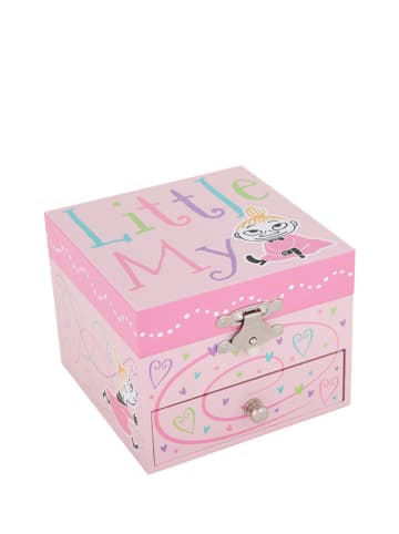 Moomin Pudełko w kolorze różowym na biżuterię - (S)10,5 x (W)8,5 x (G)10,5 cm