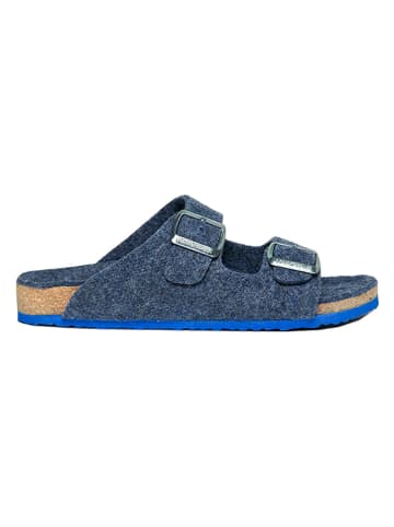 Comfortfusse Pantoletten in Dunkelblau