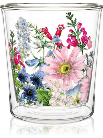 ppd Dubbelwandig glas "Floriculture" meerkleurig - 300 ml