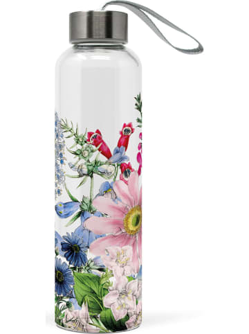 Ppd Trinkflasche "Floriculture" in Transparent/ Bunt - 550 ml