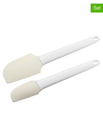 Kaiser 2er-Set: Teigschaber "Classic" in Weiß/ Creme
