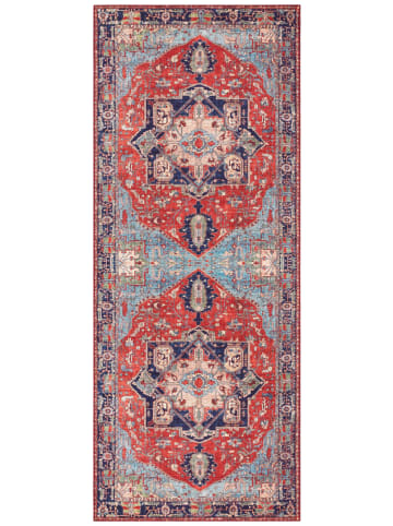 Elle Decoration Kurzflor-Teppich "Hamadan" in Rot