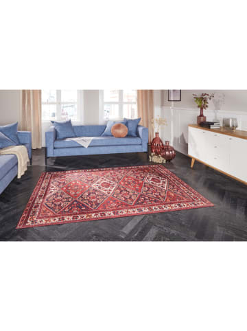 Hanse Home Laagpolig tapijt "Afghan Kelim" wijnrood