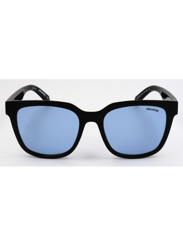 Zadig & Voltaire Herren-Sonnenbrille in Schwarz/ Blau