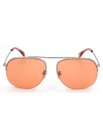 Zadig & Voltaire Herren-Sonnenbrille in Silber/ Orange