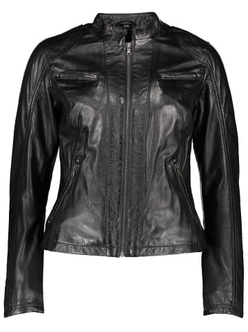 Caminari Lederjacke "Rucy" in Schwarz