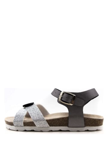 lamino Sandalen in Silber