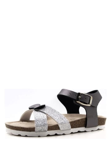 lamino Sandalen in Silber