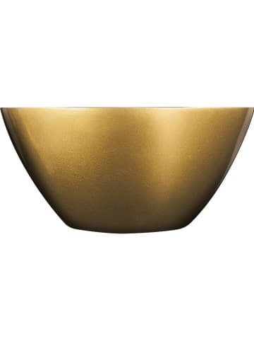 Luminarc Miska "Orme" w kolorze niebiesko-złotym - wys. 10,9 x Ø 23 cm