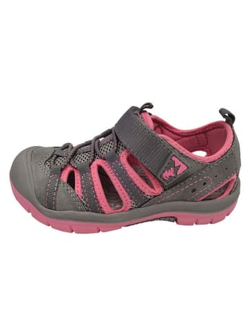 Lurchi Półsandały "Pete" w kolorze szaro-jasnoróżowym