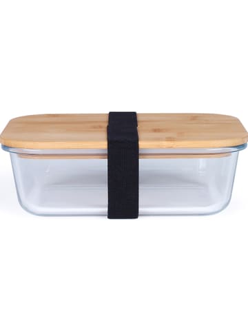 livoo Lunchbox bamboe - (B)20,7 x (H)7 x (D)15,4 cm