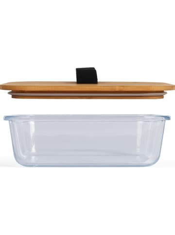 livoo Lunchbox bamboe - (B)17,6 x (H)6,4 x (D)6,4 cm