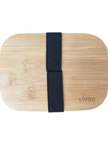 livoo Lunchbox bamboe - (B)17,6 x (H)6,4 x (D)6,4 cm
