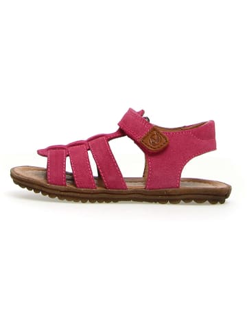 Naturino Skórzane sandały "Summer Bands" w kolorze różowym