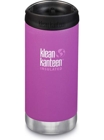 Klean Kanteen Butelka termiczna "TKWide VI" w kolorze fioletowym - 355 ml