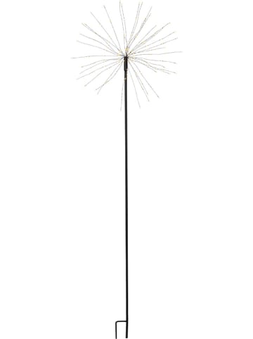 STAR Trading Lampa ogrodowa LED "Firework" w kolorze czarnym - wys. 110 cm