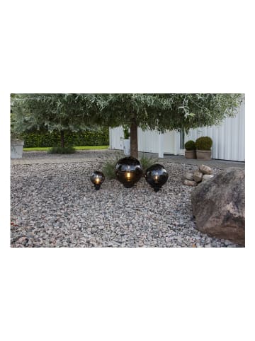 STAR Trading Lampa ogrodowa "Orby" w kolorze czarnym - Ø 30 cm