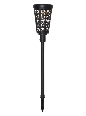 STAR Trading LED-Solar-Gartenstecker "Sinnia" in Schwarz - (H)62 cm