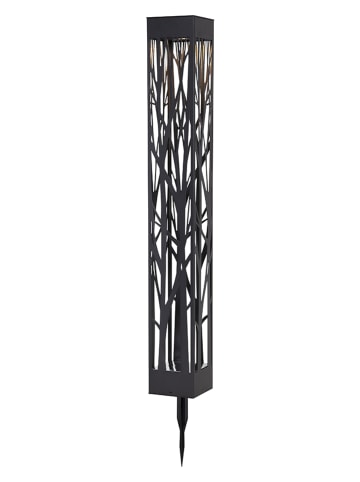 STAR Trading Solarna lampa ogrodowa LED "Siranna" w kolorze czarnym - wys. 66 cm