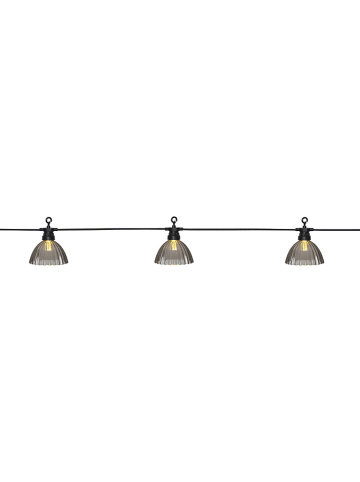 STAR Trading LED-Lichterkette "Circus Shade" in Grau - (L)495 cm