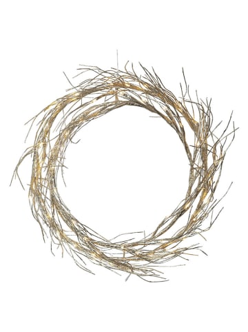 STAR Trading Led-krans "Fizzy" goudkleurig - Ø 45 cm