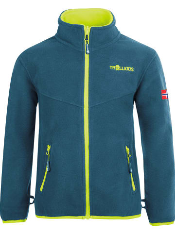 Trollkids Fleece vest "Oppdal XT" blauw