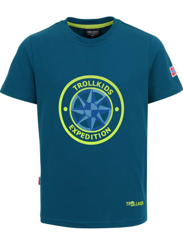 Trollkids Functioneel shirt "Windrose" blauw
