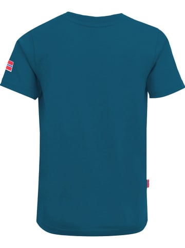 Trollkids Koszulka funkcyjna "Windrose" w kolorze niebieskim
