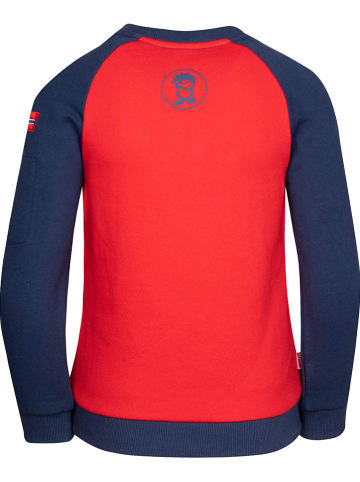 Trollkids Sweatshirt "Sandefjord" rood