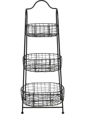 Clayre & Eef Regał w kolorze czarnym - 42 x 108 x 30 cm